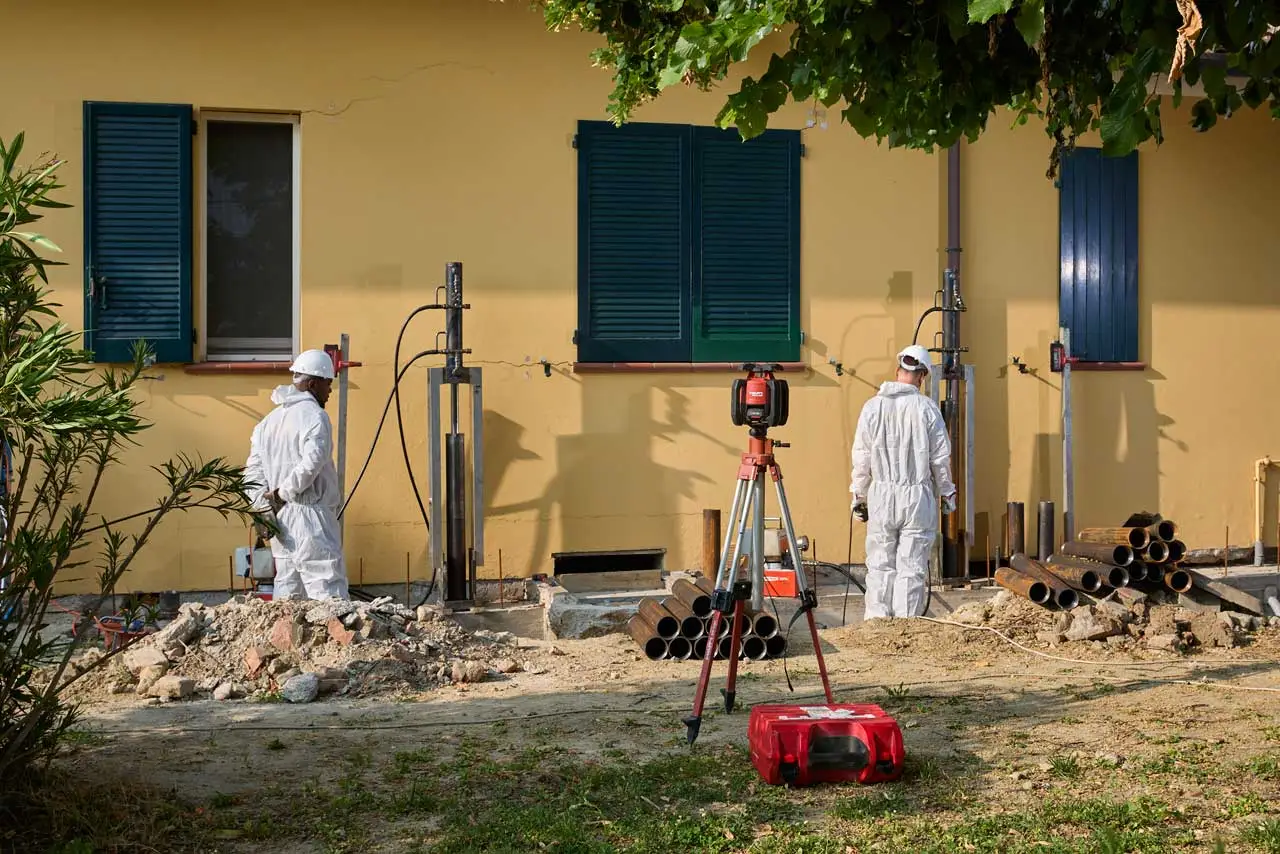 Consolidamento fondazioni con tecnica mista: un nuovo caso con micropali e resine SYStab Cesenatico 06 25 008