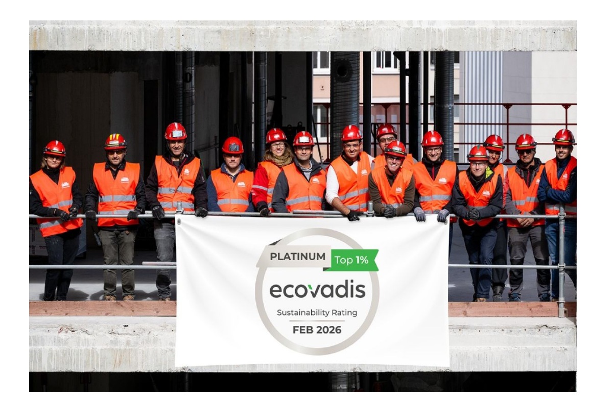 CSR: the Léon Grosse group retains the Platinum EcoVadis medal