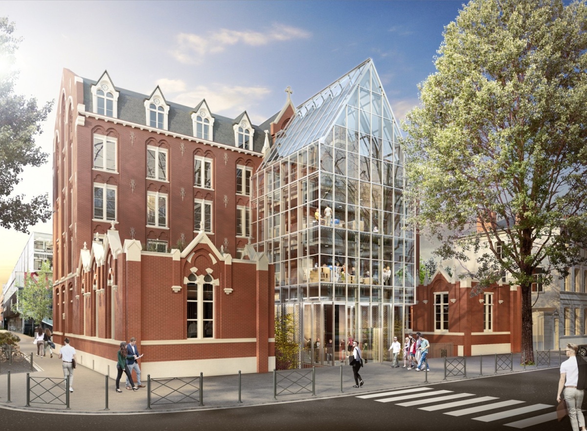 Burned down then relaunched, the Maison Albert Le Grand is reborn in the heart of the JUNIA campus
