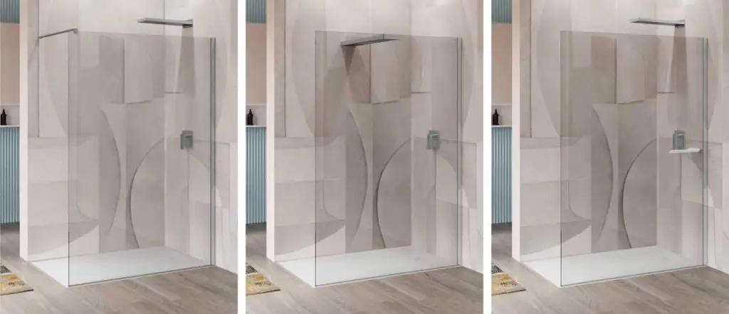 Wall by Relax: compositional freedom and modularity in the shower area 2 Wall by Relax: compositional freedom and modularity in the shower area THREE CONFIGURATIONS