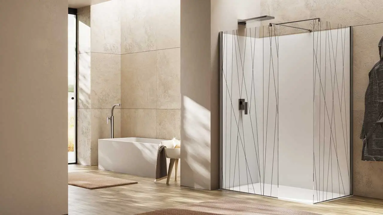 Wall by Relax: compositional freedom and modularity in the shower area