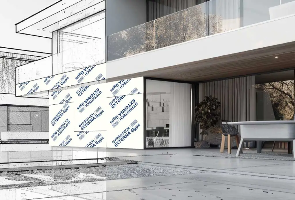 Dry systems for exteriors: Fassa Bortolo presents GYPSOTECH® EXTERNA GYPS 3 Dry systems for exteriors: Fassa Bortolo presents GYPSOTECH® EXTERNA GYPS render Externa Gyps