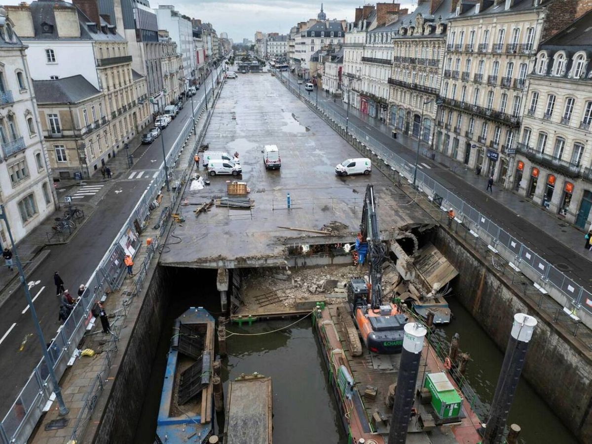 Rennes makes the Vilaine more beautiful: the river reappears after 60 years under the concrete