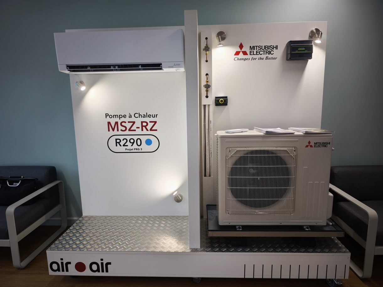 Mitsubishi Electric launches an R290 monosplit on the French market