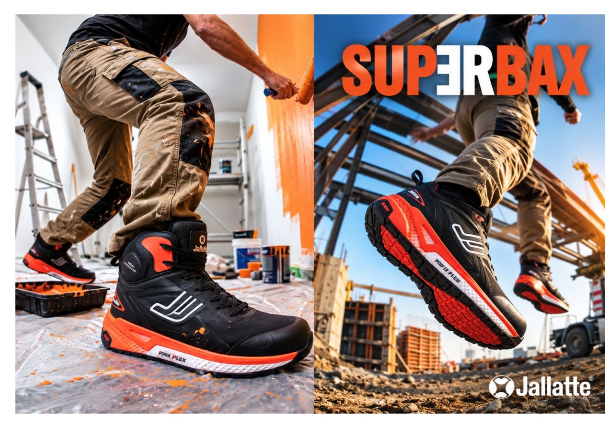 Jallatte launches SUPERBAX, the safety shoe inspired by running
