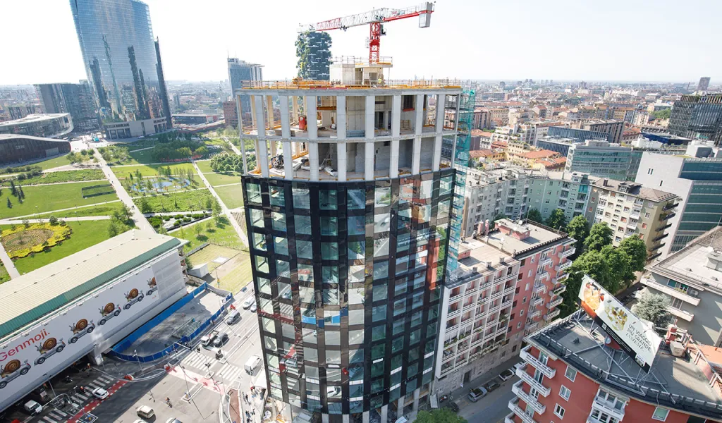 Glass facades and acoustic comfort for the East Lot of the complex "The Portals" in Milan 4 Glass facades and acoustic comfort for the East Lot of the complex "The Portals" in Milan