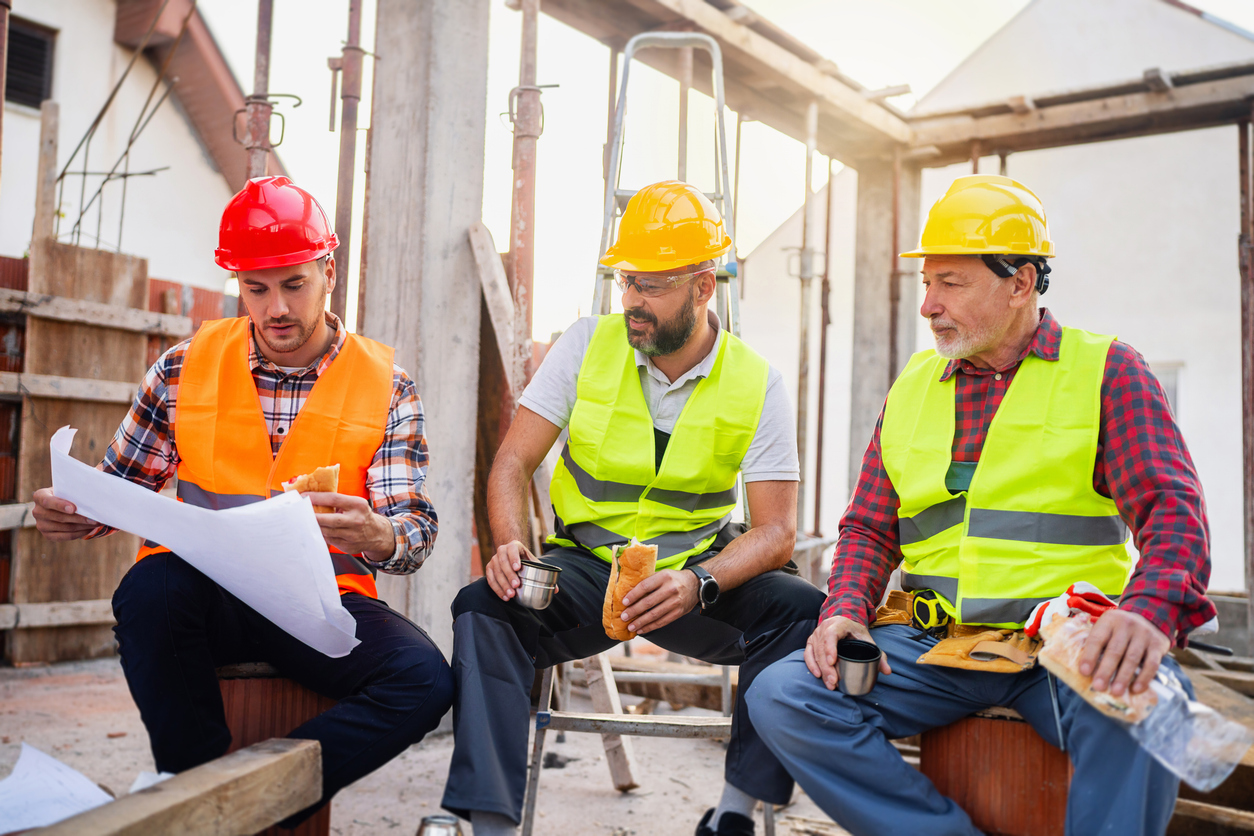 Canteen allowance on construction sites: exemption up to 5.29 euros per day