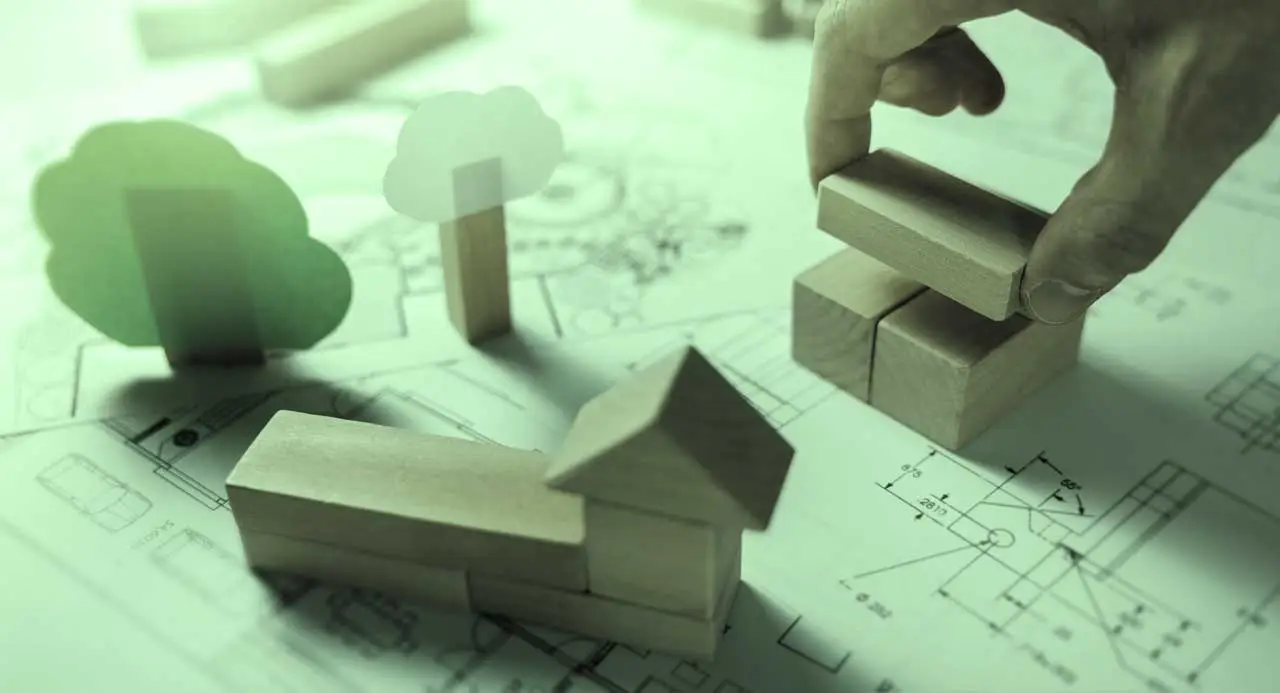 Ecology of building: renewable energy and renewable materials