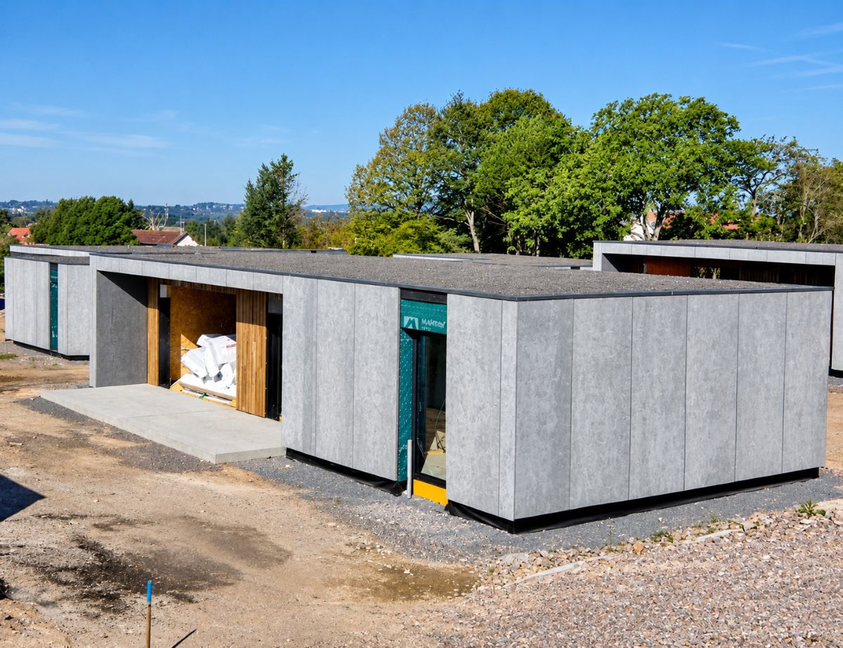 Le Verger de Bondilly: 17 high-performance housing units built in 9 months